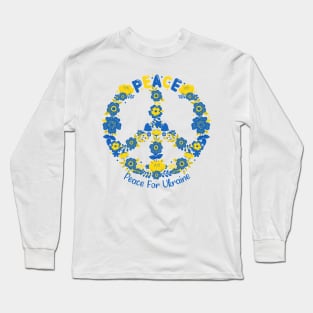 Peace for Ukraine Long Sleeve T-Shirt